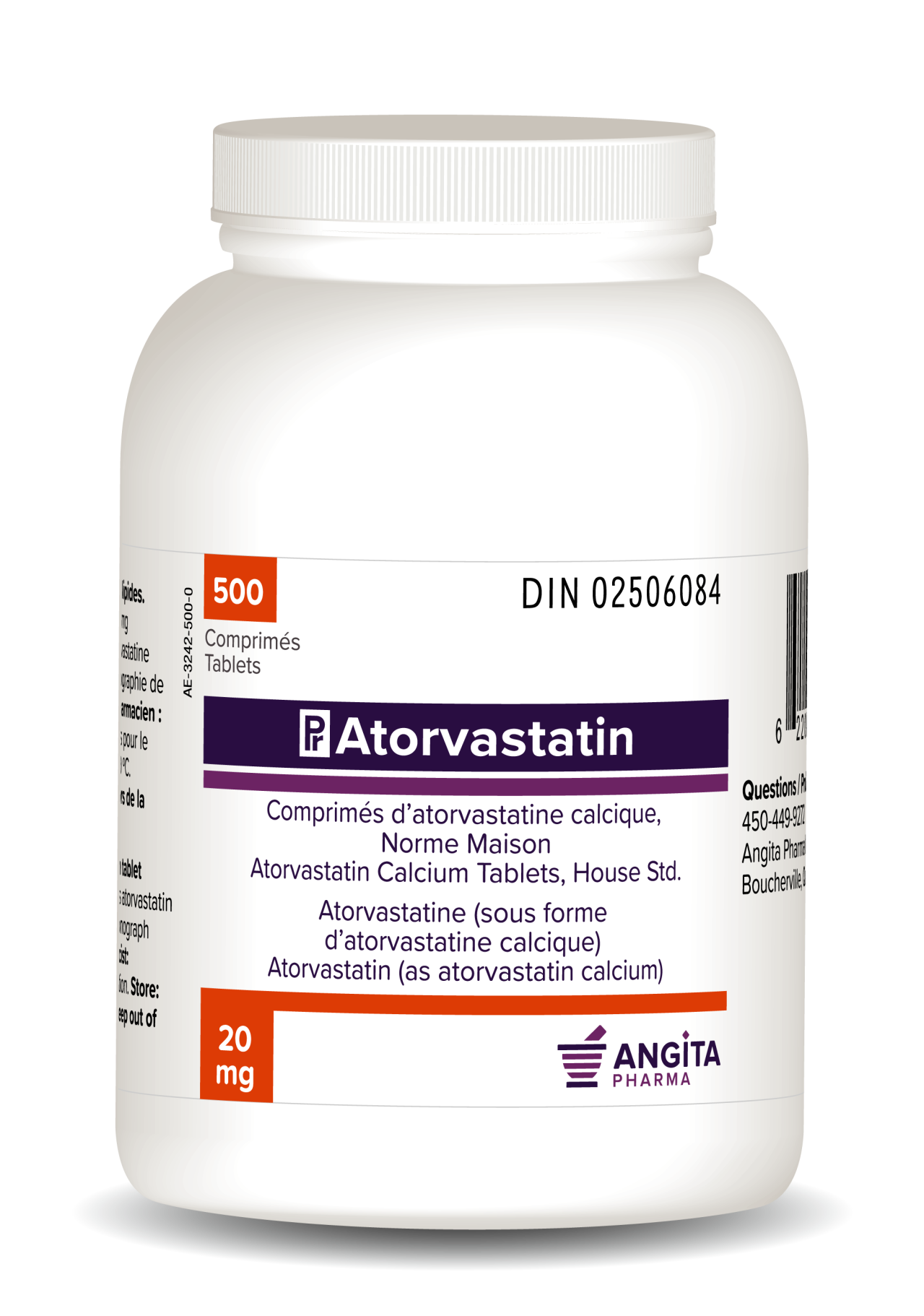 AG ATORVASTATIN 20 MG Angita Pharma