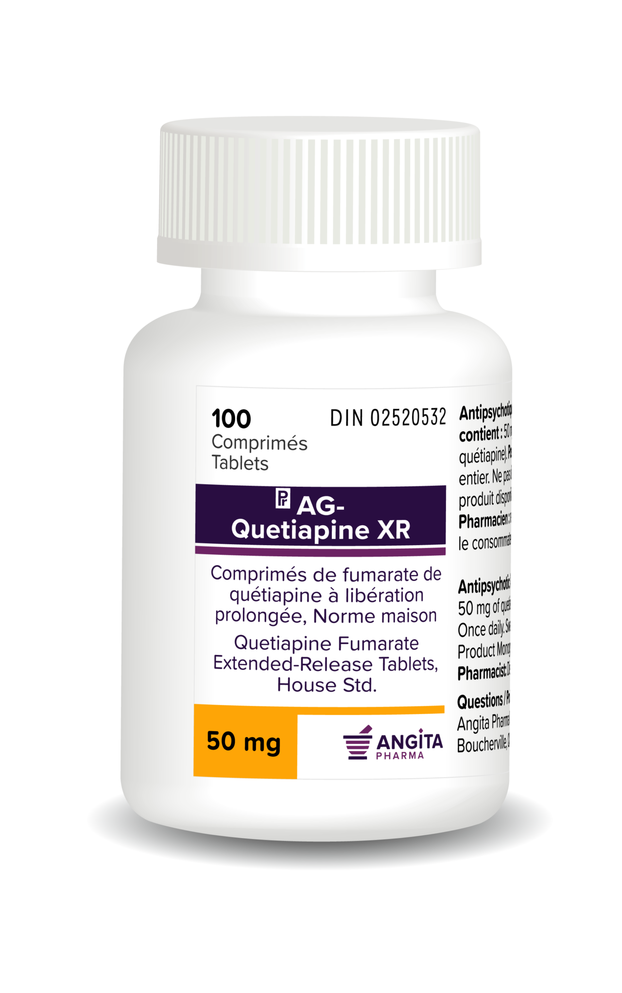 AG-QUETIAPINE XR 50 MG | Angita Pharma