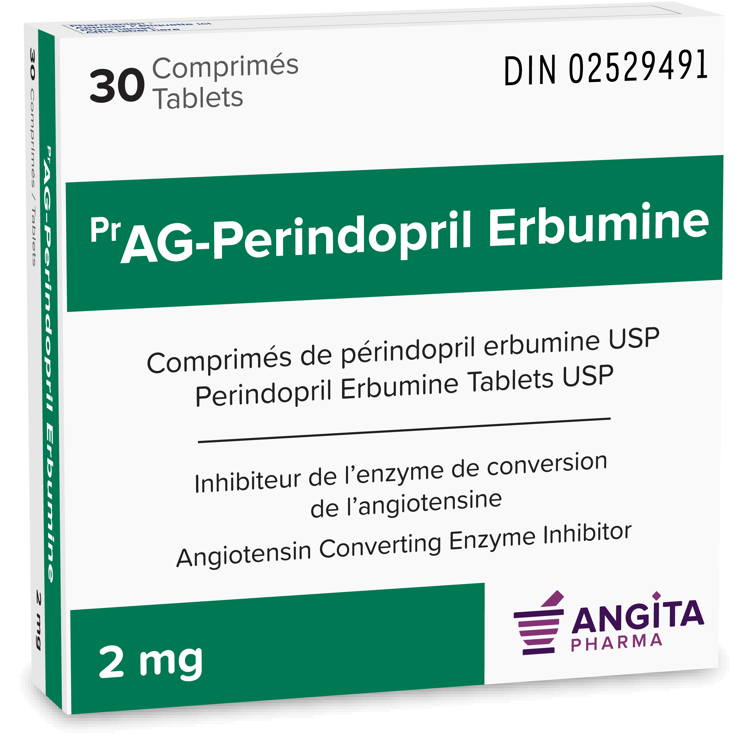 02529491_AG-Perindopril Erbumine_2 mg_Bl30