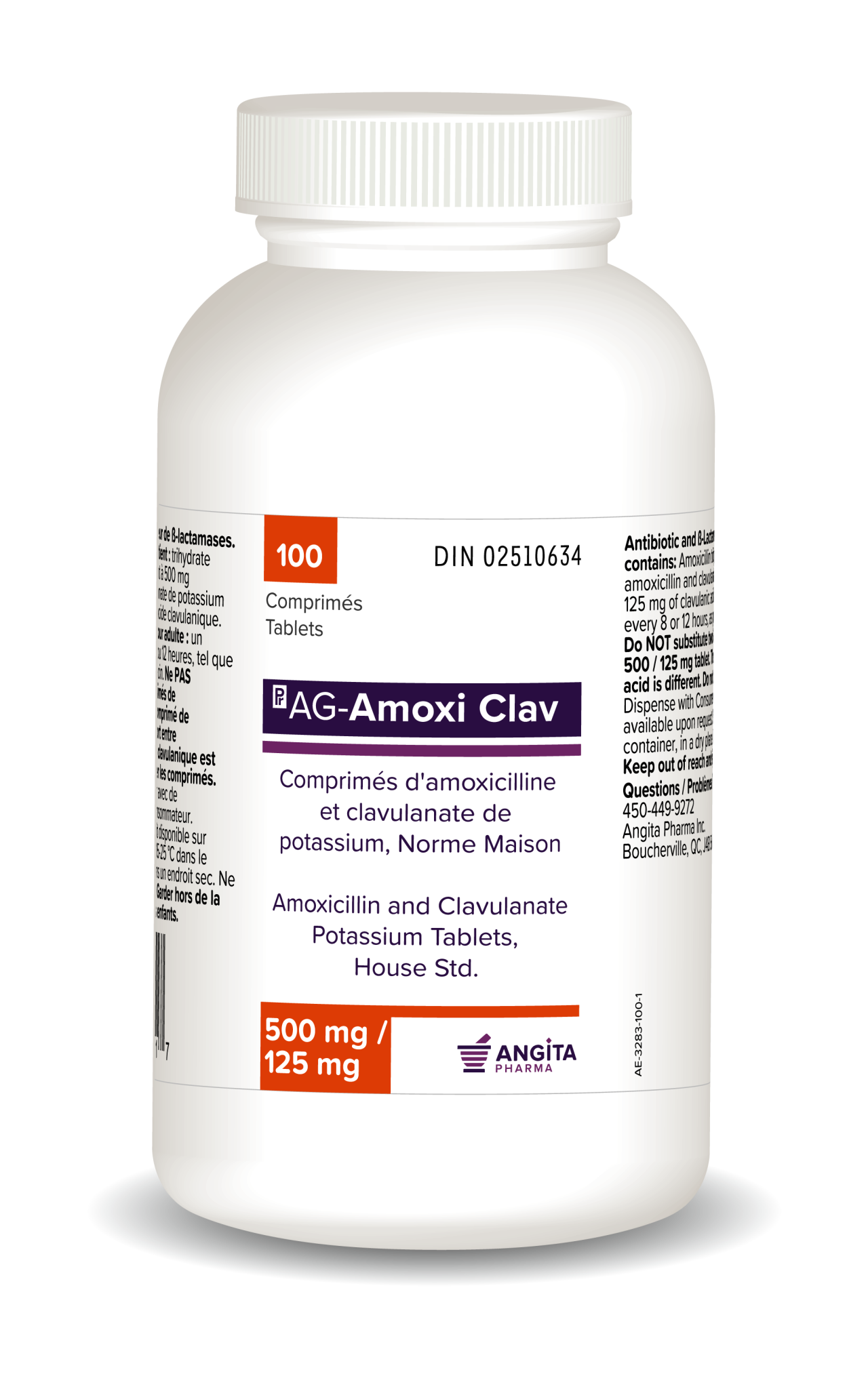 AG AMOXI CLAV 500 MG 125 MG Angita Pharma